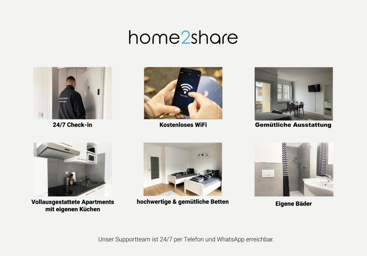 Zentrale Studios Fur Monteure I Home2Share Osnabrück Eksteriør billede